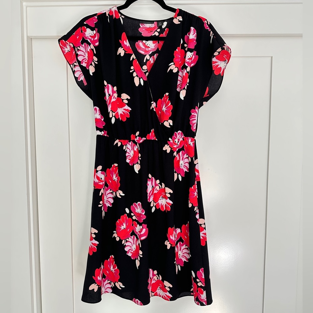 Halogen Faux Wrap Dress